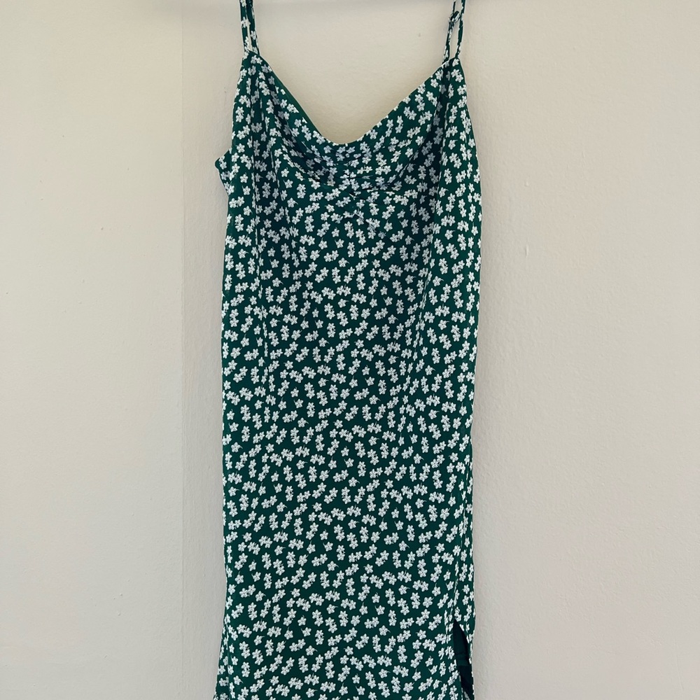 Princess Polly Cylia Mini Dress in Forest Green